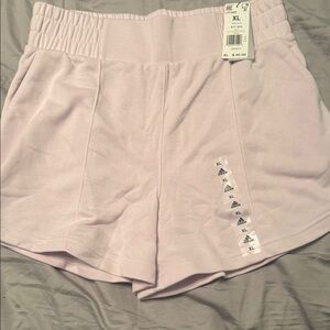 Adidas Pastel Pink Athletic Shorts